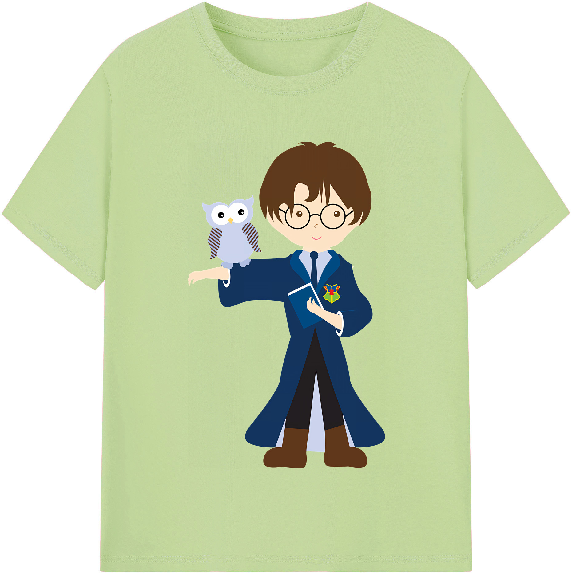 （画像用） Harry Potter ハリー・ポッターシリーズ 綿100％半袖Tシャツ（フロントプリント）